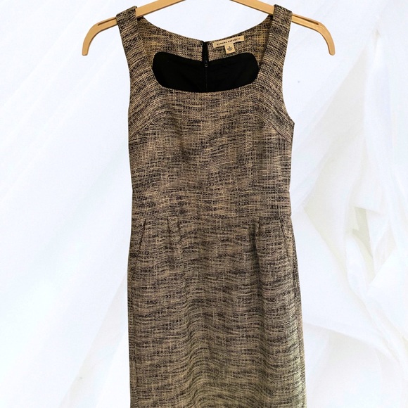 Banana Republic Wool/Cotton Blend Shift, Size 0 - like new, timeless, versatile - Picture 1 of 11